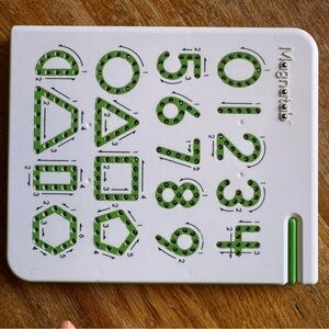 Magnatab Magnetic Tracing Board - numbers and shapes